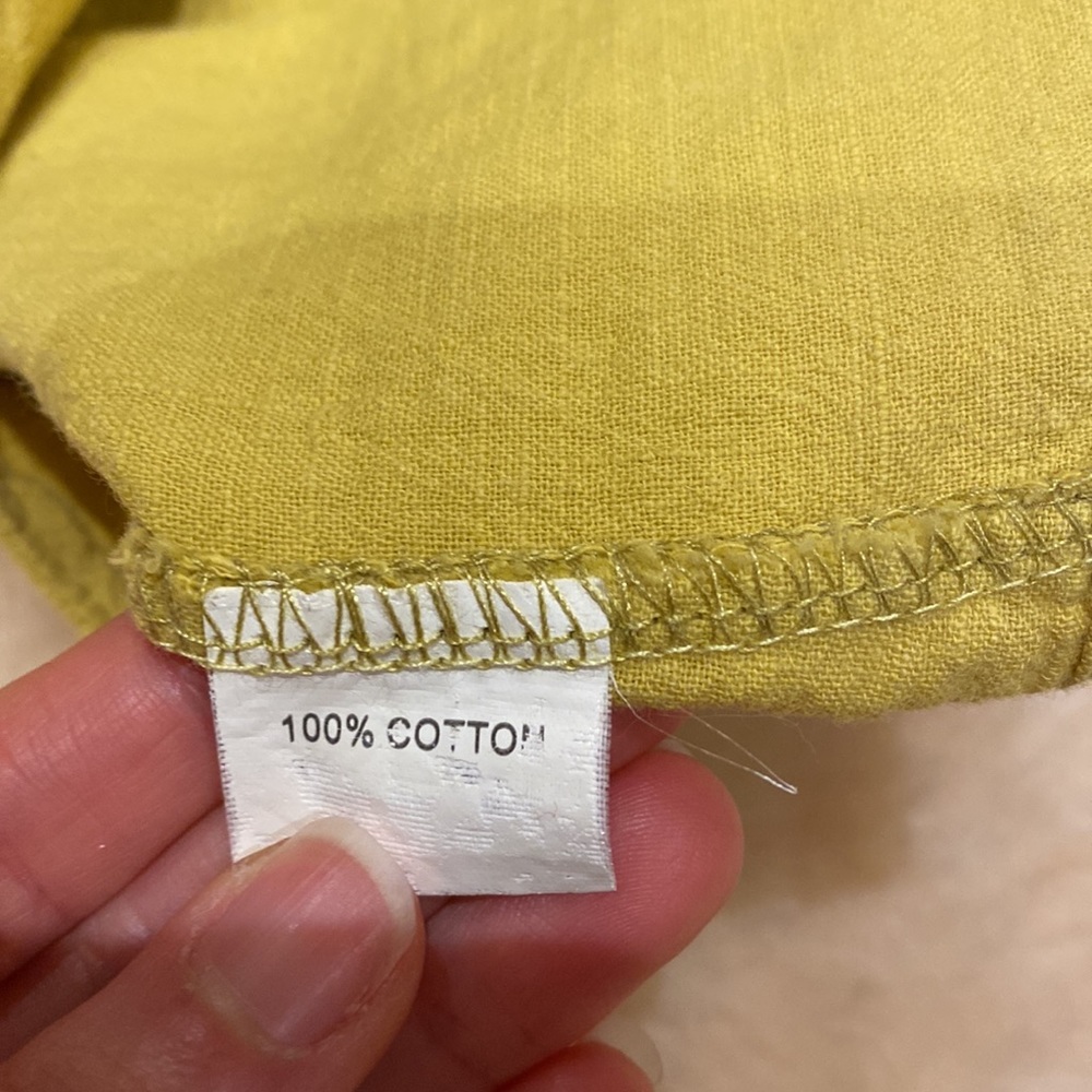 Reverse Mustard Yellow Crop Top - Picture 5 of 5